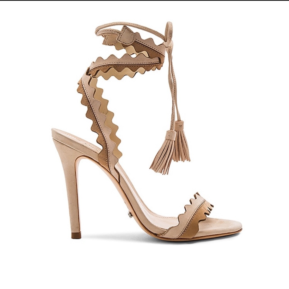 Schutz Tan Strappy Lisana Heel
